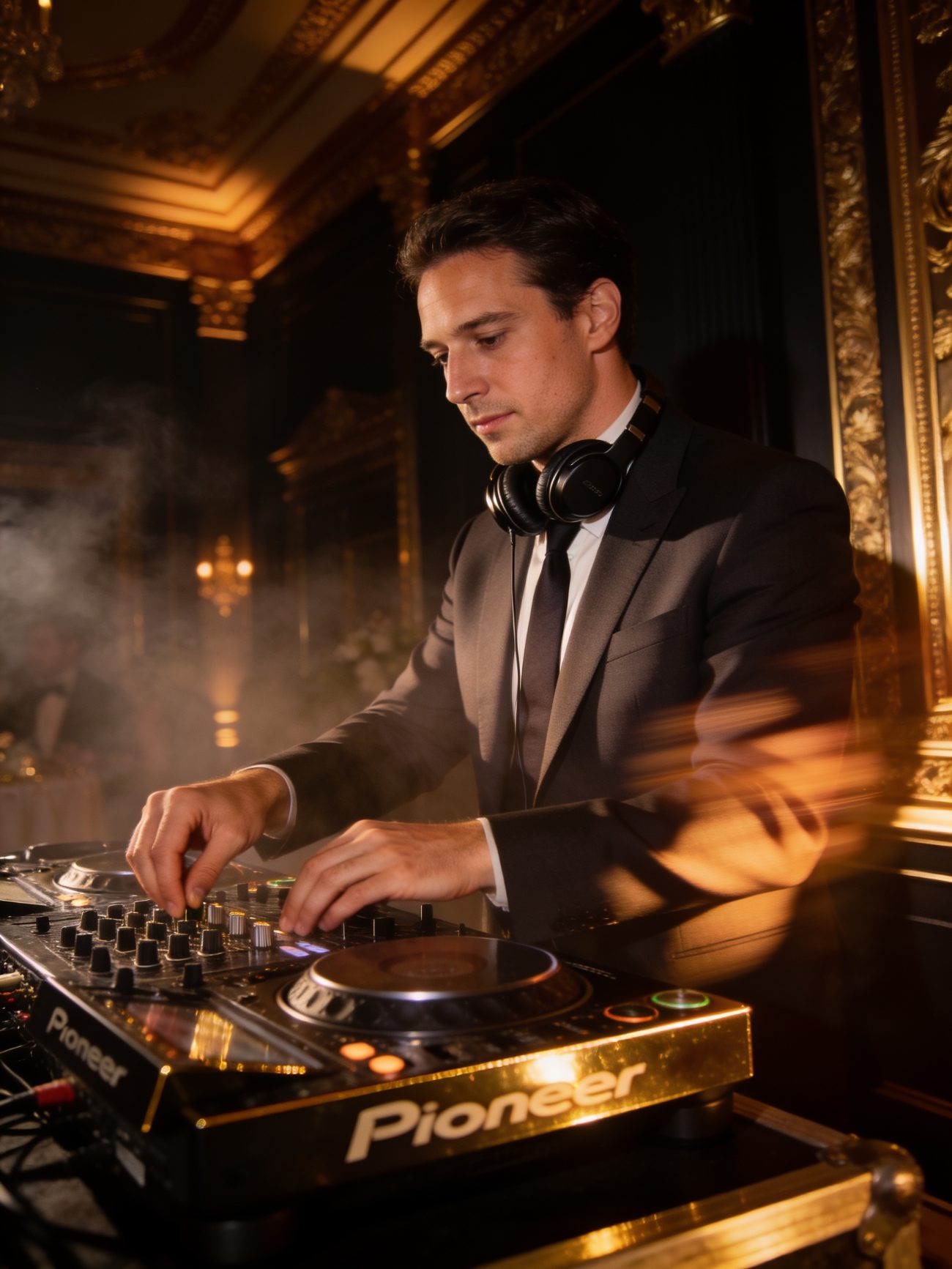 DJ de discoteca en una boda